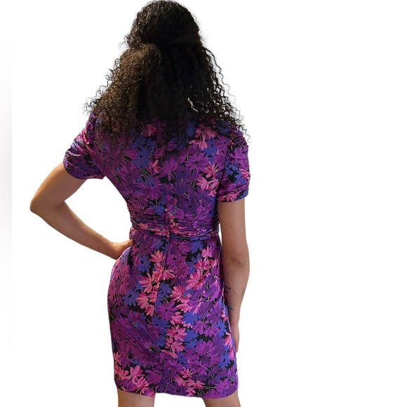 Vintage 80s Floral Dress - Picture 3 of 6